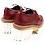 Stella Mc Cartney EMILIE LACEUP RUBY Leder Schuhe von Stella McCartney Rot - Ansicht 3