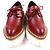 Stella Mc Cartney EMILIE LACEUP RUBY Leder Schuhe von Stella McCartney Rot - Ansicht 4