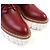 Stella Mc Cartney EMILIE LACEUP RUBY Leder Schuhe von Stella McCartney Rot - Ansicht 8