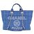 Borsa Chanel Deauville Linea 66941 Bianco Blu
