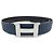 Cintura reversibile Hermès Constance 38mm Nero Blu