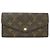 Portafoglio Sarah Monogram Louis Vuitton Marrone Rosa Monogramma