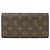 Portafoglio Sarah Monogram Louis Vuitton Marrone Rosa Monogramma - vista 2