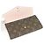 Portafoglio Sarah Monogram Louis Vuitton Marrone Rosa Monogramma - vista 4