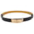 Hermès Kelly 18mm Gürtel Schwarz