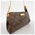 Pochette Eva Monogram Louis Vuitton Marrone - vista 2