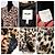 Moschino Tierdruckjacke im Y2K-Stil Braun - Ansicht 10