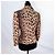 Moschino Tierdruckjacke im Y2K-Stil Braun - Ansicht 2