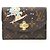 Cartera plegable Monogram Vivienne para mujer Louis Vuitton Castaño