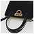 Salvatore Ferragamo Gancini in pelle lucida Nero - vista 7