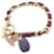 Bracciale charm oro e viola Chanel D'oro Porpora  - vista 1