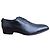 Ikks Richelieu Scarpe da Uomo in Pelle Nera Nero