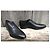 Ikks Richelieu Scarpe da Uomo in Pelle Nera Nero - vista 2
