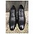 Ikks Richelieu Scarpe da Uomo in Pelle Nera Nero - vista 3