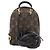 Zaino Mini Palm Springs Monogram World Tour Louis Vuitton Marrone Monogramma - vista 2
