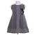 Dolce & Gabbana Kleid Grau Baumwolle Wolle