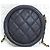 Wallet On Chain Chanel Clutch Rotondo in Filigrana con Catena Nero - vista 3
