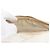 Borsa a Spalla CHANEL COCO Mark in Pelle Caviar Bianco Oro CC Auth 168141SAV D'oro - vista 20