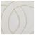 Borsa a Spalla CHANEL COCO Mark in Pelle Caviar Bianco Oro CC Auth 168141SAV D'oro - vista 3