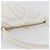 Borsa a Spalla CHANEL COCO Mark in Pelle Caviar Bianco Oro CC Auth 168141SAV D'oro - vista 7