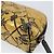 Pochette CHANEL Pelle verniciata Nera Oro Argento CC Auth 171183 Nero D'oro - vista 10