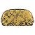 Pochette CHANEL Pelle verniciata Nera Oro Argento CC Auth 171183 Nero D'oro - vista 3