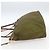 Borsa Tote PRADA in nylon pelle khaki oro Auth ti3738 D'oro Cachi - vista 4
