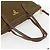 Borsa Tote PRADA in nylon pelle khaki oro Auth ti3738 D'oro Cachi - vista 7