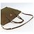 Borsa Tote PRADA in nylon pelle khaki oro Auth ti3738 D'oro Cachi - vista 9