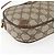 Borsa Sherry Line GG Supreme Web di GUCCI in PVC beige e oro 156 02 066 Auth 171823 D'oro - vista 11