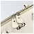 Borsa a mano in pelle bianca e argento Salvatore Ferragamo Auth bs33235 Bianco - vista 14