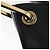 Borsa a Spalla in Pelle Gucci Bamboo Nera Oro 001 2113 1880 Auth 169379 Nero D'oro - vista 14