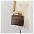 Céline Borsa a mano in tela Macadam CELINE in pelle PVC marrone oro Auth BA10609 D'oro - vista 22