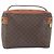 Céline Borsa a mano in tela Macadam CELINE in pelle PVC marrone oro Auth BA10609 D'oro - vista 3