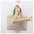 CHANEL Nuova Borsa Tote da Viaggio Nylon Beige Oro CC Auth BA10414 D'oro - vista 25