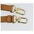 LOUIS VUITTON Cinghia in Pelle 3 Pezzi Beige LV Auth ep12964 - vista 9