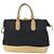 Borsa Boston GG Canvas Gucci Nera Oro Auth 169500 Nero D'oro