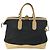Borsa Boston GG Canvas Gucci Nera Oro Auth 169500 Nero D'oro - vista 2