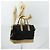 Borsa Boston GG Canvas Gucci Nera Oro Auth 169500 Nero D'oro - vista 20