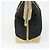 Borsa Boston GG Canvas Gucci Nera Oro Auth 169500 Nero D'oro - vista 3