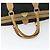 Borsa Boston GG Canvas Gucci Nera Oro Auth 169500 Nero D'oro - vista 6