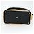 Borsa Boston GG Canvas Gucci Nera Oro Auth 169500 Nero D'oro - vista 8