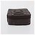 Pochette in pelle della linea Cambon CHANEL marrone scuro con CC argento Auth 171191 - vista 5