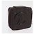 Pochette in pelle della linea Cambon CHANEL marrone scuro con CC argento Auth 171191 - vista 6