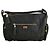 Le Tanneur Borsa a spalla in pelle nera Nero