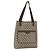 Borsa tote Gucci GG Supreme Web Sherry Line in PVC beige e oro 16 002 4487 Auth ti3729 D'oro