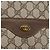 Borsa tote Gucci GG Supreme Web Sherry Line in PVC beige e oro 16 002 4487 Auth ti3729 D'oro - vista 14