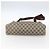 Borsa tote Gucci GG Supreme Web Sherry Line in PVC beige e oro 16 002 4487 Auth ti3729 D'oro - vista 9