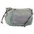PRADA Schultertasche Nylon Grau Silber Authentisch 170376 Braun