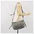 PRADA Schultertasche Nylon Grau Silber Authentisch 170376 Braun - Ansicht 27